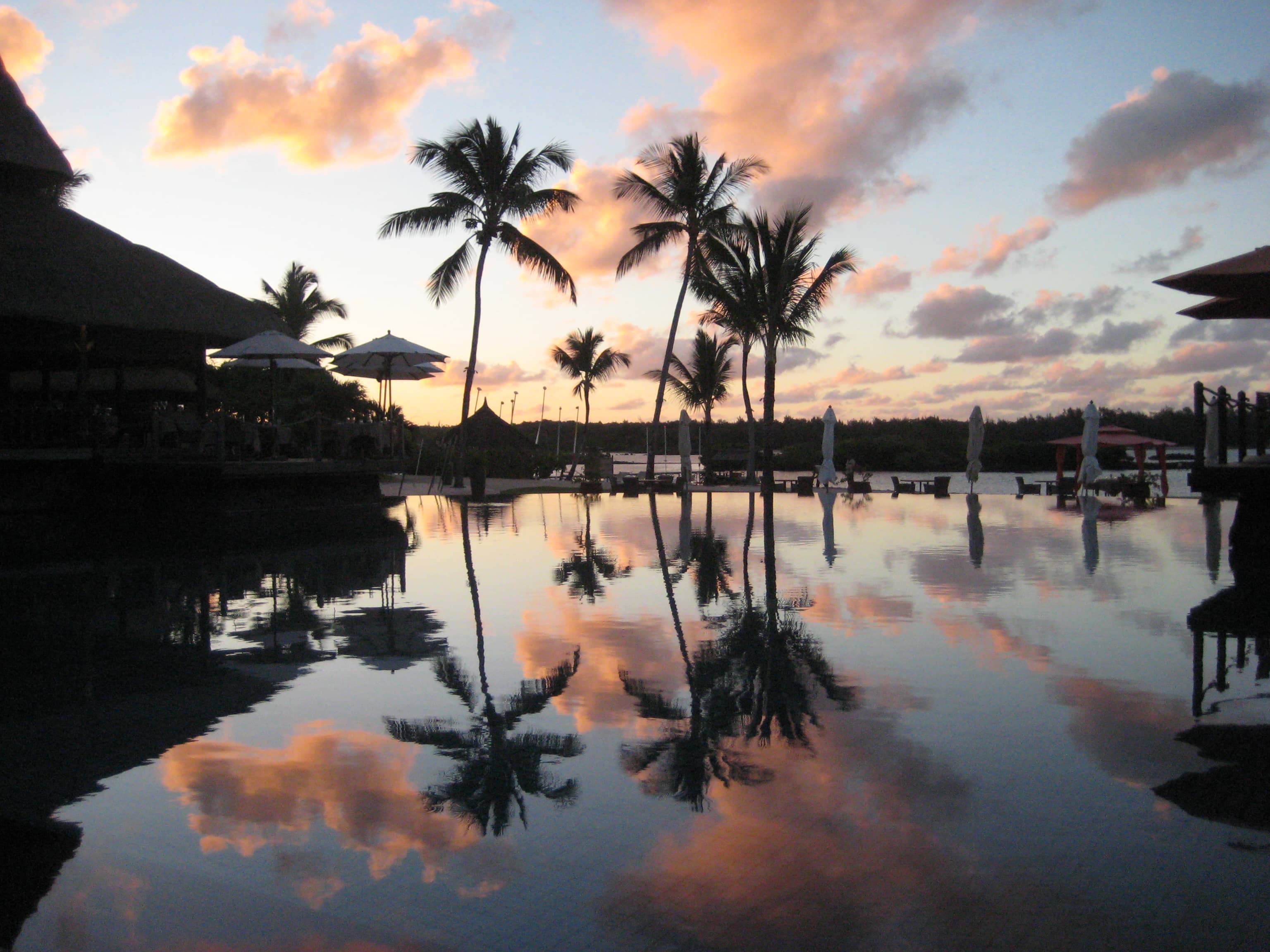 Sunset at Constance Le Prince Maurice, Mauritius