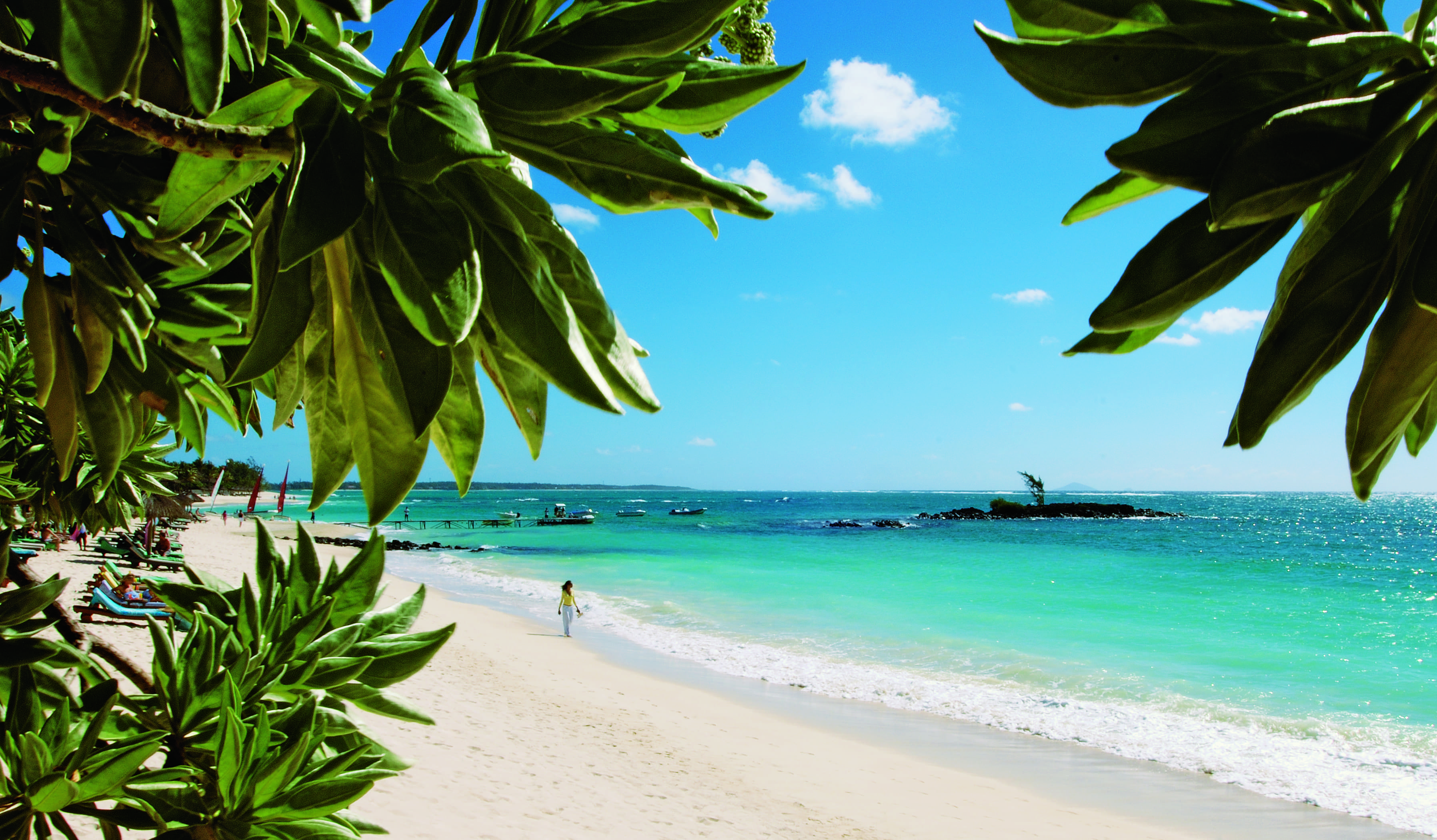 Beach at Constance Belle Mare Plage, Mauritius