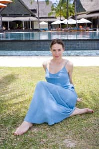 Claire Forlani at Constance Le Prince Maurice, Mauritius