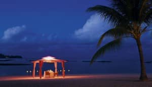 Special beach dinner at Constance Le Prince Maurice