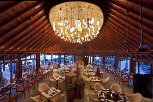 Jahaz restaurant, Constance Halaveli Resort, Maldives