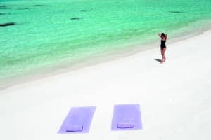 Beach at Constance Moofushi Resort, Maldives