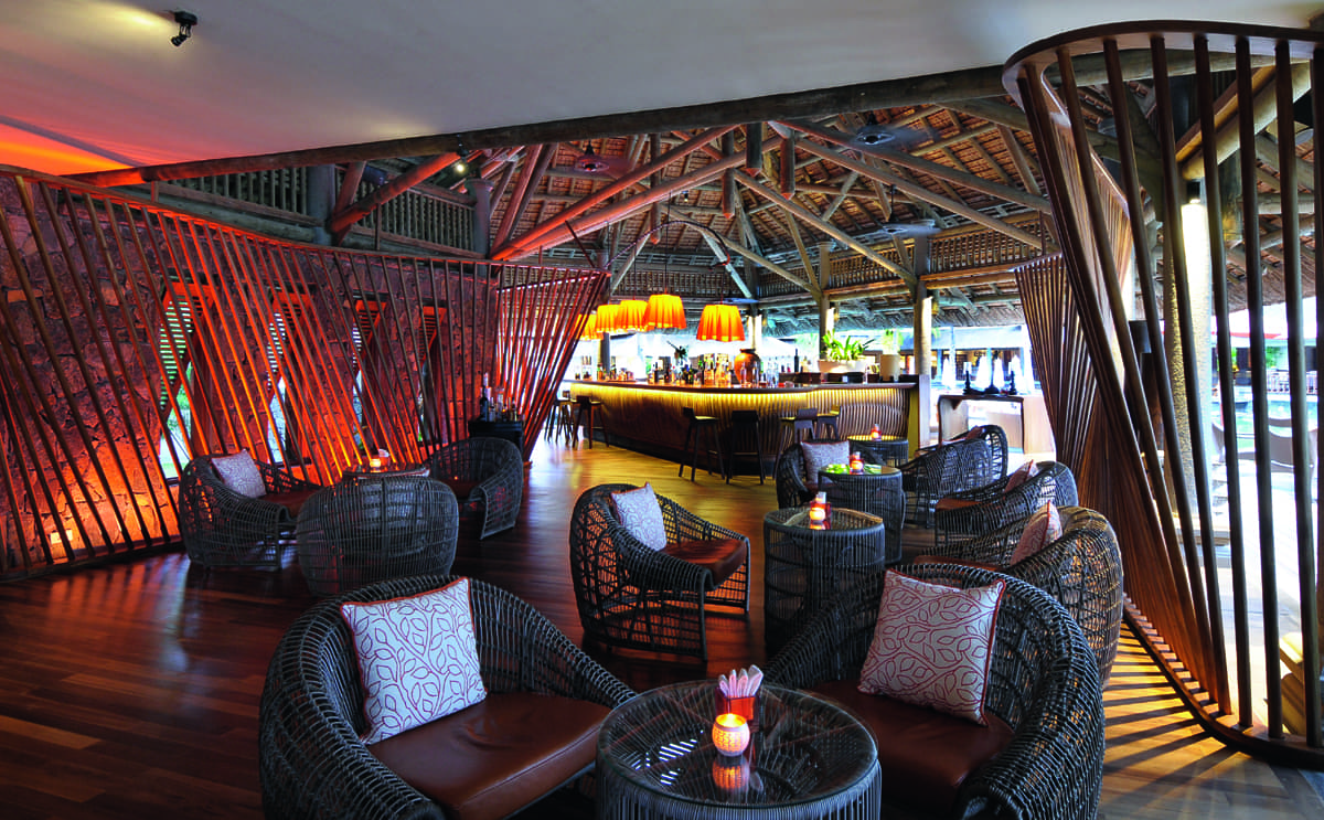 Laguna bar at Constance Le Prince Maurice, Mauritius