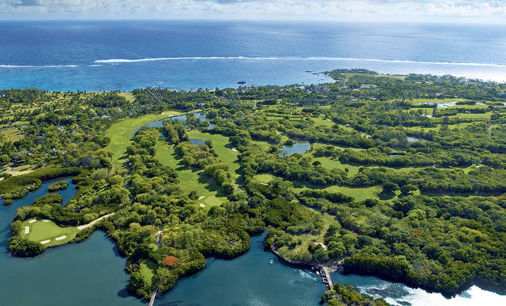 The famous Legend golf course at Belle Mare Plage