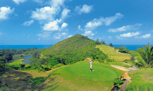 Golfers paradise in the Seychelles