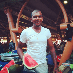 Watermelons in the market by Ishay Govender, of Food and the Fabulous