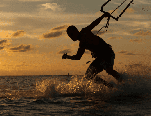 Kite surfing in Mauritius