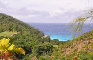 Views from the nature trail at Constance Lémuria, Seychelles