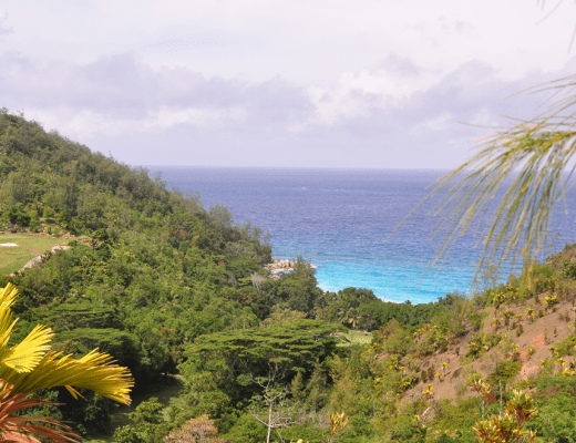 Views from the nature trail at Constance Lémuria, Seychelles