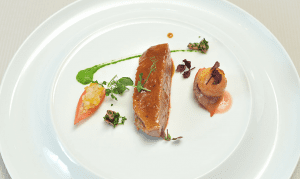 Masashi & Dammika's winning main dish: Spices and orange marinated Duckling breast