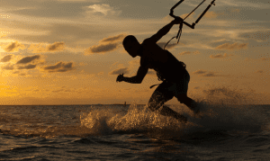 Kite surfing in Mauritius 