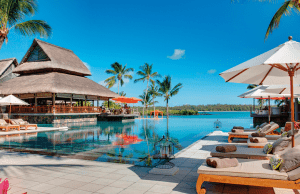 Spend the day soaking up the sun by the infinity pool