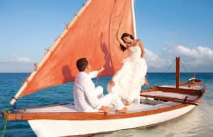 Bohemian wedding in the Maldives 