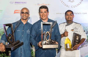 The Winners: Amit Chandel, William Frachot and Bisham Jumangalsing