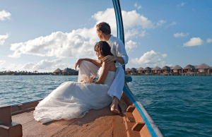 Set sail as man & wife at Constance Halaveli