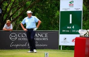 Colin Montgomerie at last year's MCB Tour Championship