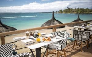There are many options when it comes to dining at Constance Belle Mare Plage