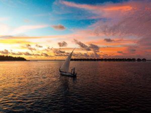 Sunset at Constance Moofushi Maldives