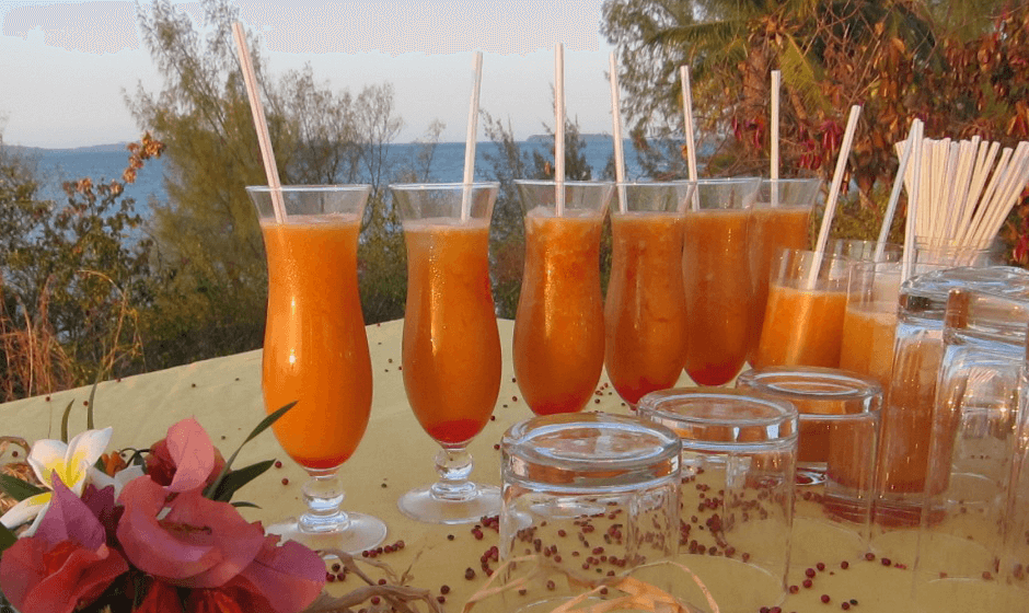 Healthy holiday Tongasoa cocktail