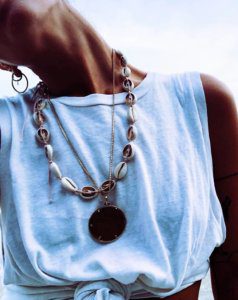 cowrie shell necklace fashion