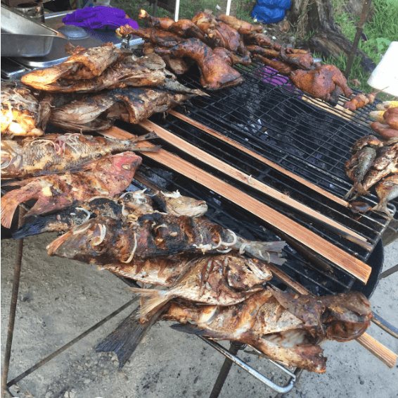 fresh grilled fish